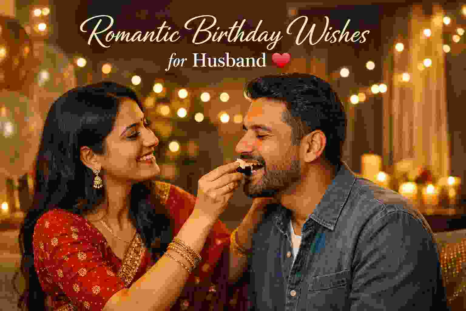Romantic Birthday Wishes for Husband