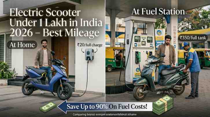 Electric Scooter Under 1 Lakh in India