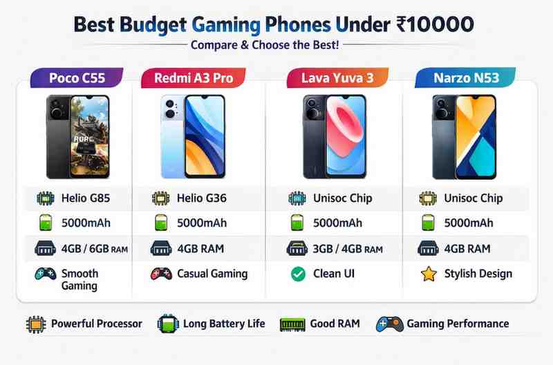 Best Gaming Phone Under 10000
