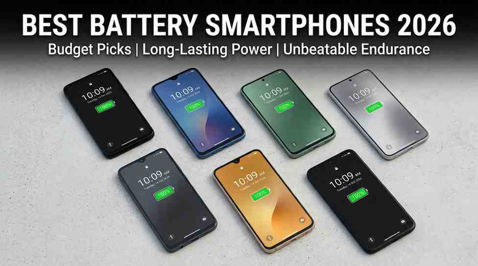 top budget smartphones with best battery life